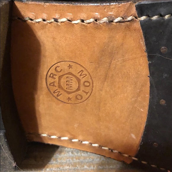 (NWOT) Marc Moto Vintage Style Leather Boots - Picture 7 of 11